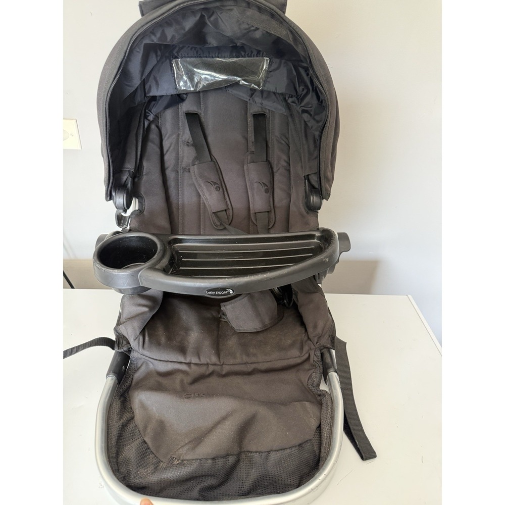 Baby Jogger City Select Second Seat & Snack Tray GUC